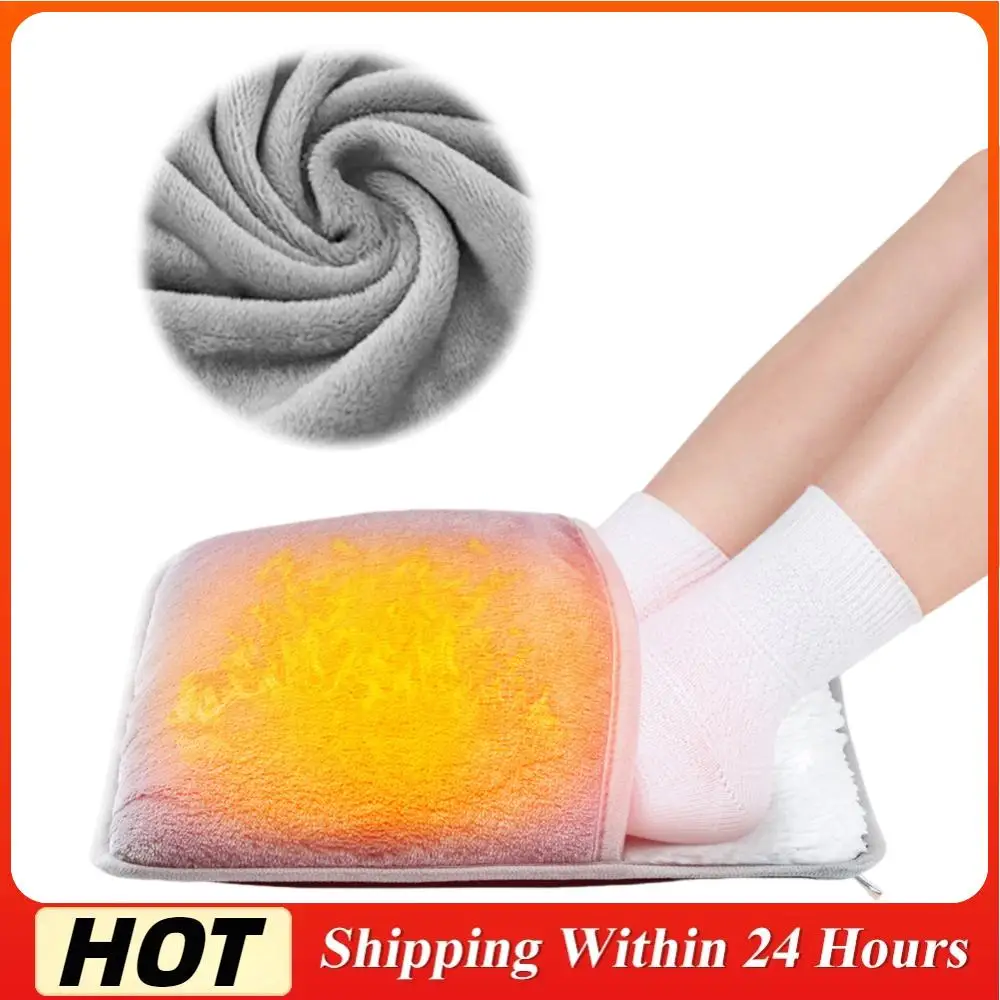 

Электрическая грелка для ног, USB-грелка, многофункциональный чехол для ног с подогревом, мягкая термомуфта для ног для кровати под столом