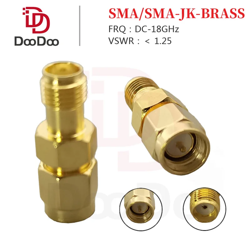 DC-18GHz SMA Male to SMA Female Connector Precision Microwave Jack RF Coaxial Adapter Millimeter Wave 5G High Frequency