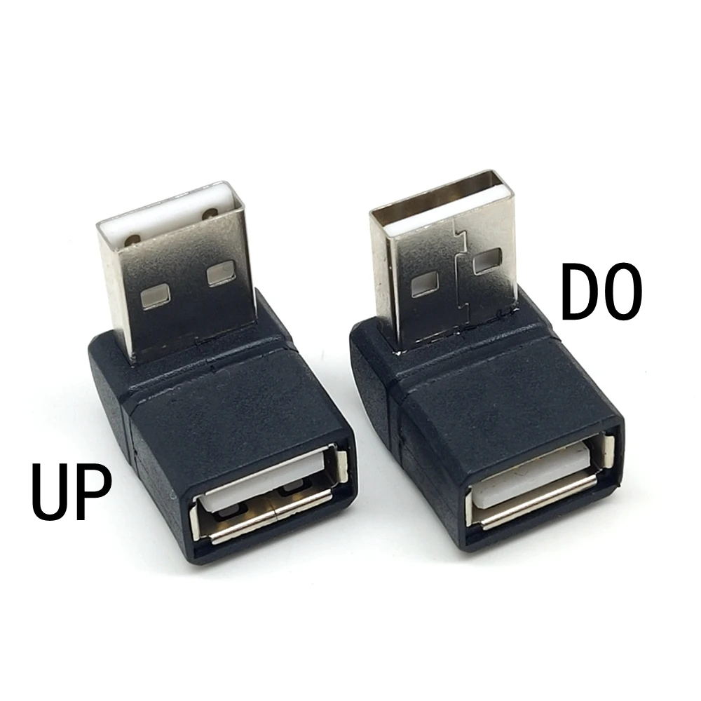 Liens/droit/unten/haut winkel 90 grad USB 2,0 3.0 UN Männlich Weiblich Adaptateur Connecteur für PC Portable haltbarkeit et Stabile L