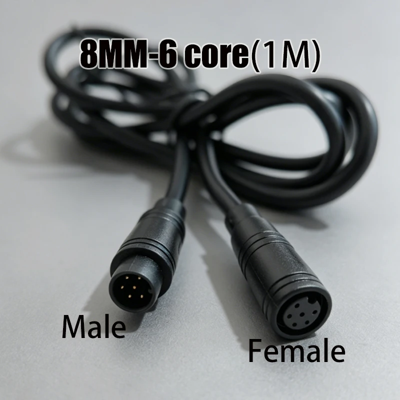 1M M6/M8-2/3/4/5/6-Pin Stecker auf Buchse Julet Elektrisches Verbindungskabel Steckverbinder Roller Bremse Wasserdichtes Signalsensor-Kabel – Detail 22