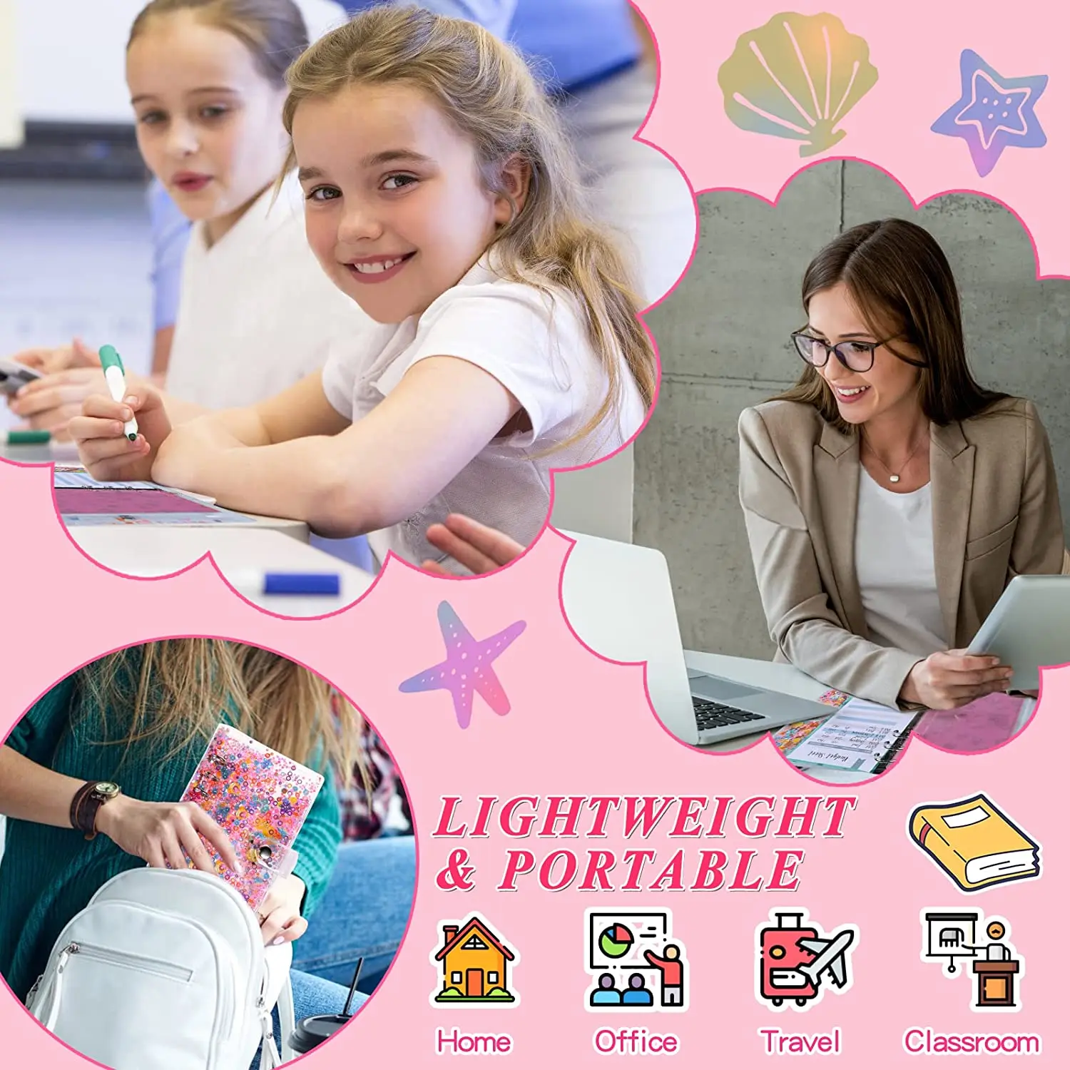 31 шт., конверты из ПВХ для денег, 6 отделений