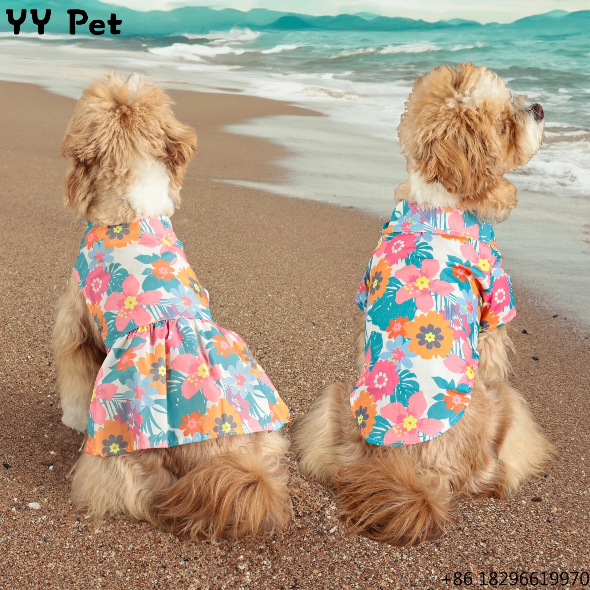 Pineapple Printed Fleece Coat Breathable Spring Summer Teddy Dog Outfit