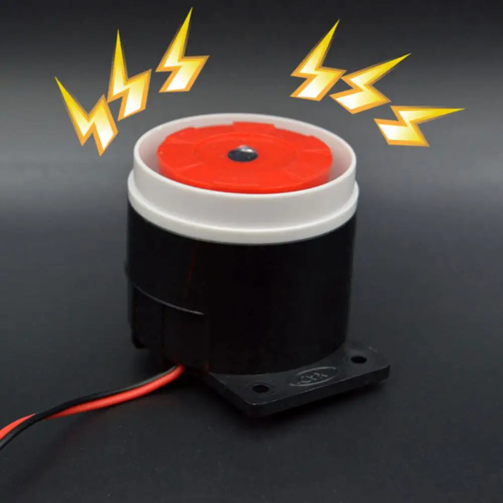 Easy Installation Wired Siren Versatile Use High Decibel Attention-grabbing Alarm Loud And Clear Sound Audio Plug Indoor Use
