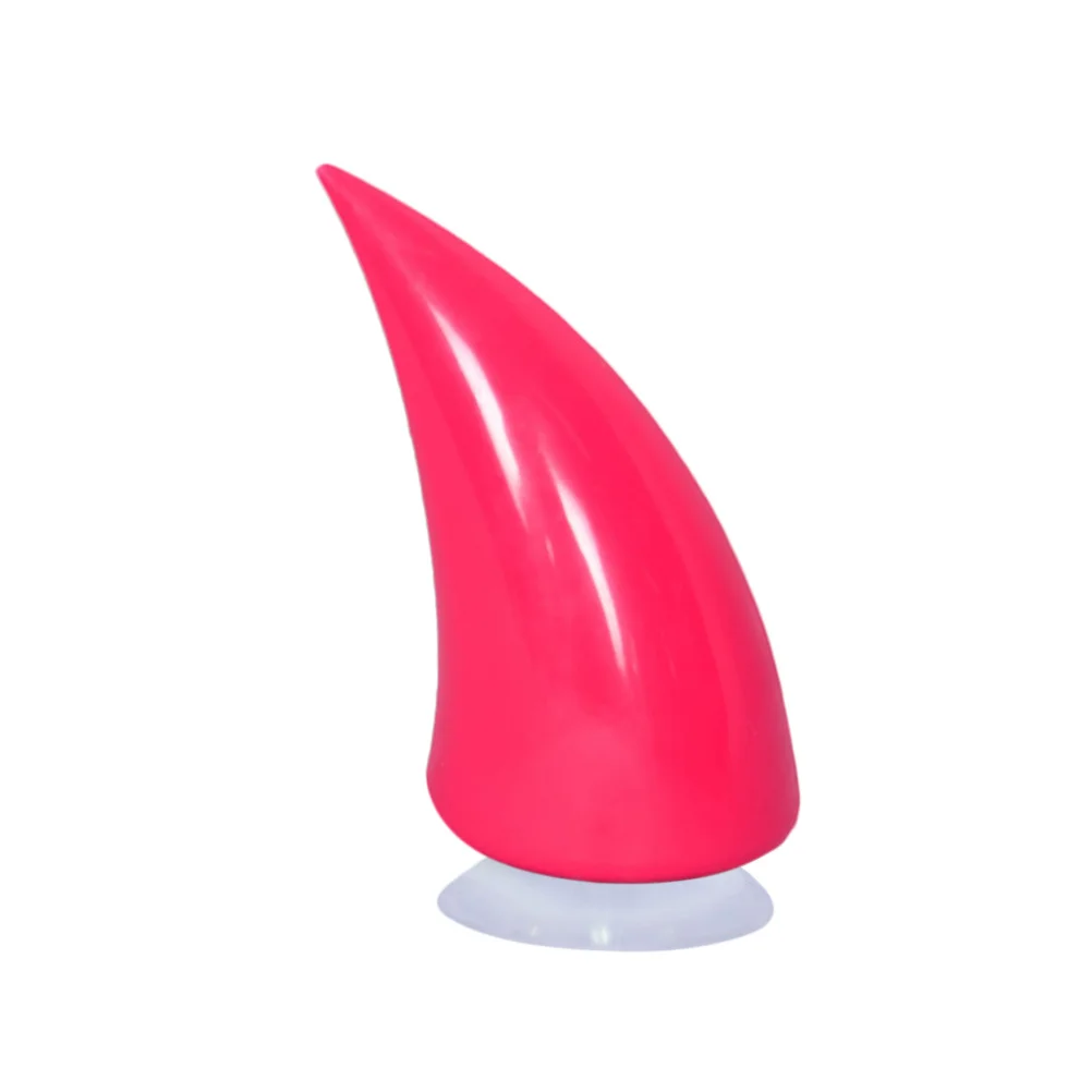 

Dark Pink Pattern Motorcycle Ox Horn Funny Creative Suction Cup Decoration for Man Woman Colorful Horn