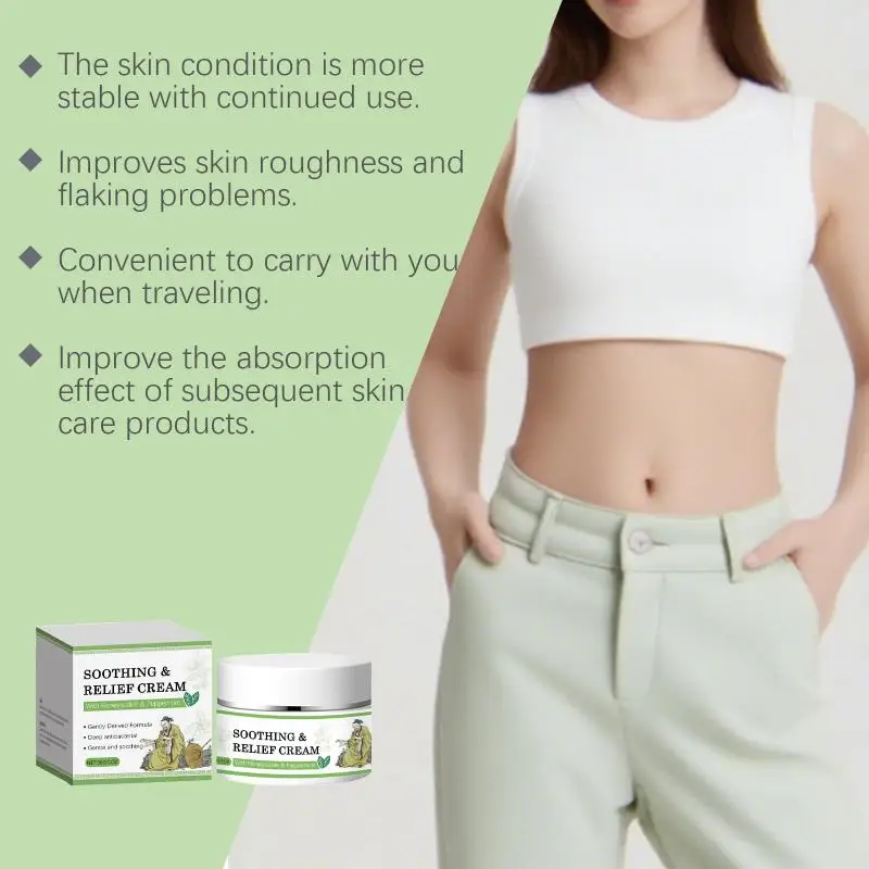 Herbal Skin Care Moisturizing Cream, With Gentle Ingredients And Plant Extracts, Moisturizes And Hydrates The Body And Skin