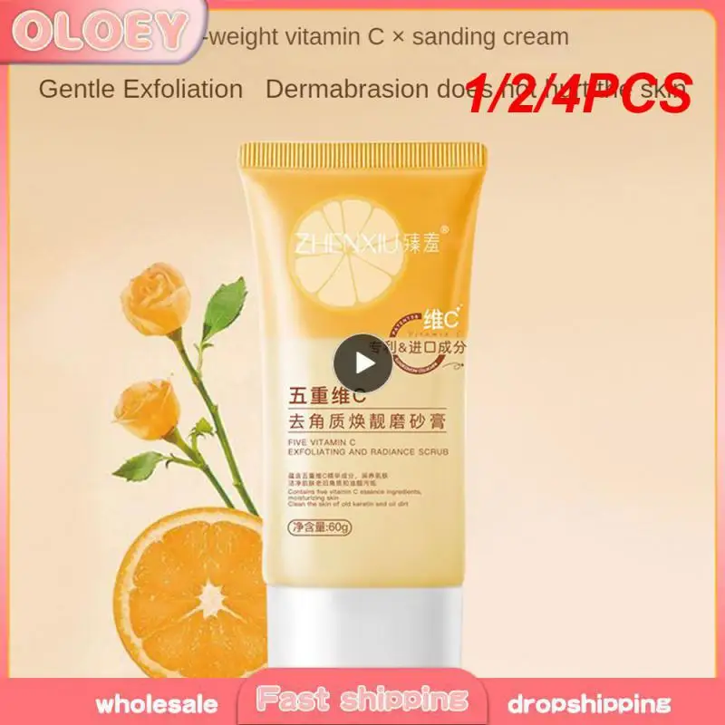 1/2/4PCS Skin Rejuvenation Scrub Anti-aging Moisturizing And Nourishing The Skin Chicken Skin Scrub Dull And Tender Skin