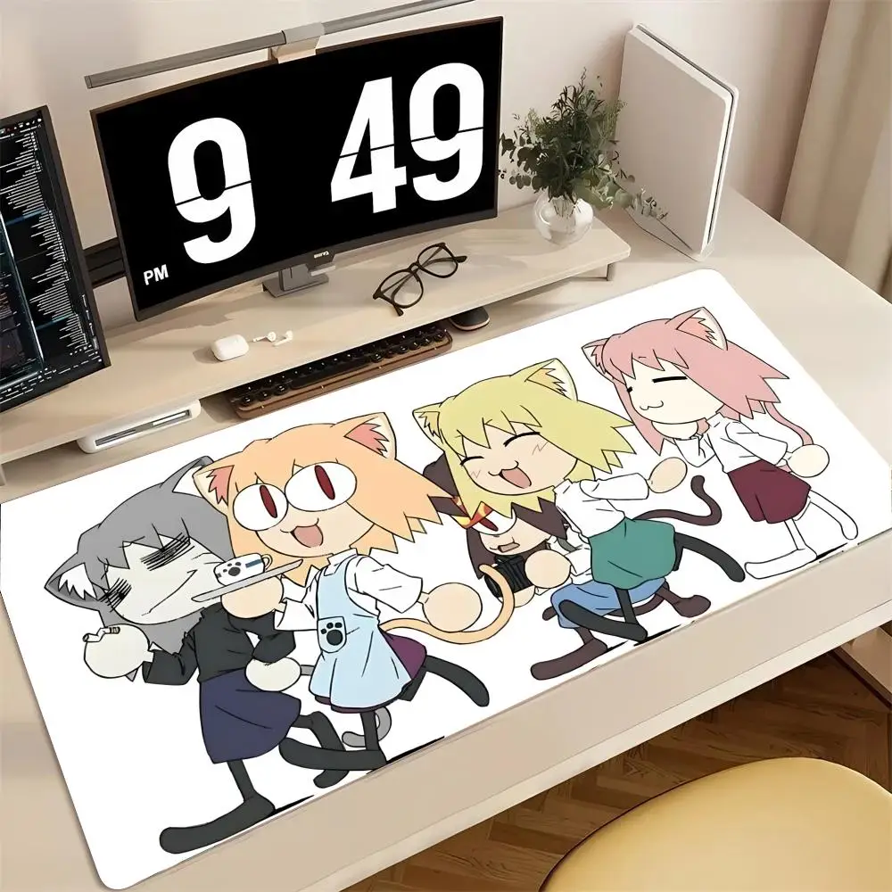 

Anime Trope Neco Mouse Pad Mousepad Large Gaming Mouse Pad LockEdge Thickened Computer Keyboard Table Desk Mat