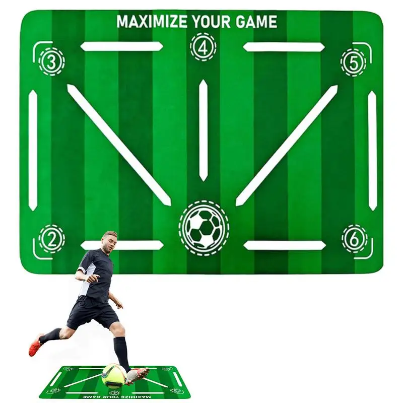 Football Footstep Training Mat Football Mastery Training Skills Mat Non-Slip Silent Silent Football Training Equipment For Girls