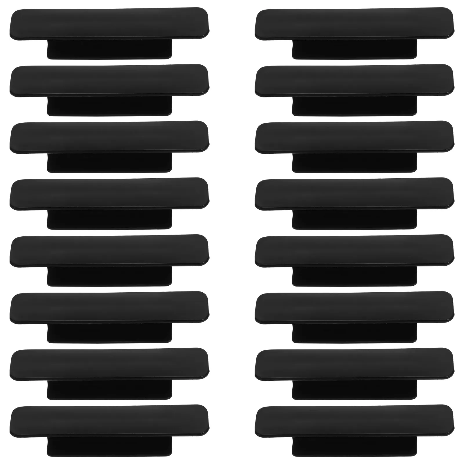 20Pcs Self-Adhesive Door Handles Stick on Cabinet Pulls No Damage Installation Wide Surface Compatibility for Sliding Glass