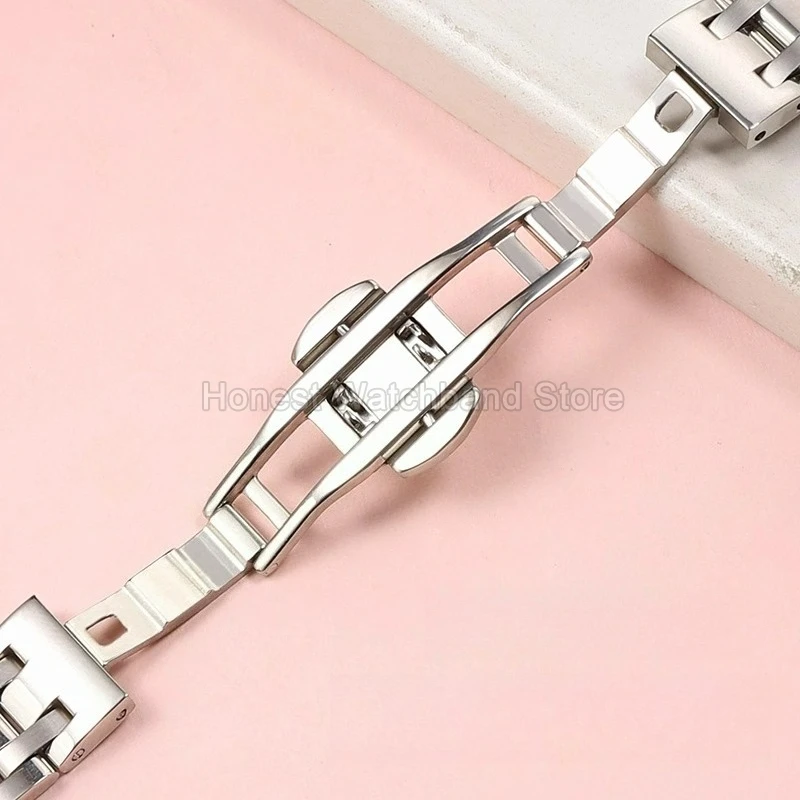 لتيسو بيليسيما سوار الفولاذ المقاوم للصدأ المضادة للخدش الصدأ واقية سهلة التعديل مناسبة لحزام ساعة المعصم للسيدات