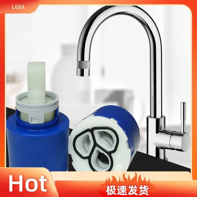 

L68A Repair Faucet Cartridge NKJ35A 35Mm, W/Right Rotation Replacement For Single Lever Faucets