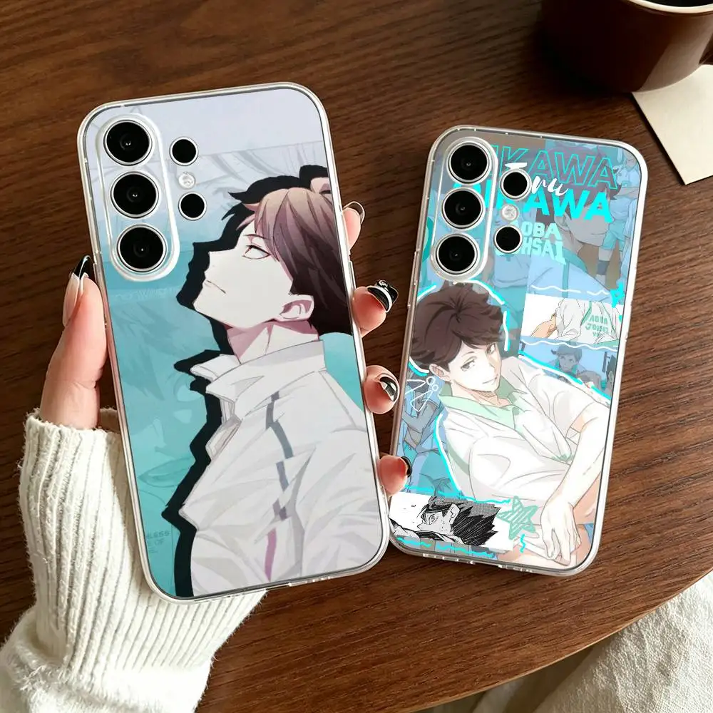Haikyuu T-Toru Oikawa Popular Anime Phone Case For Samsung S25+,S24,S21,S22,S23,S30,Ultra,S20,Plus,Fe Transparent Cover