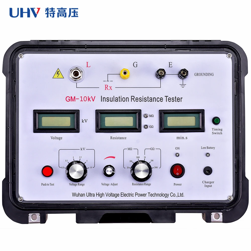 GM-10kV Factory Direct Sale High Voltage Megohmmeter Digital Insulation Resistance Tester/Meter