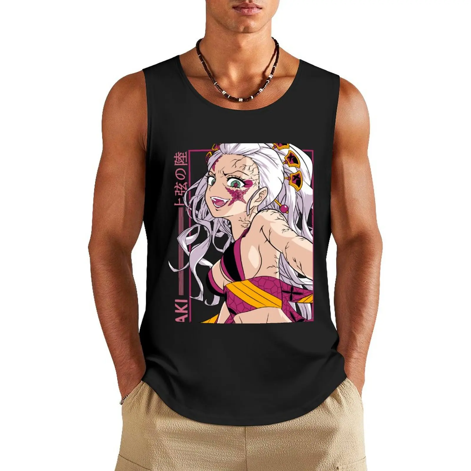 

the last upper moon Tank Top gym top plain t-shirt Sleeveless top