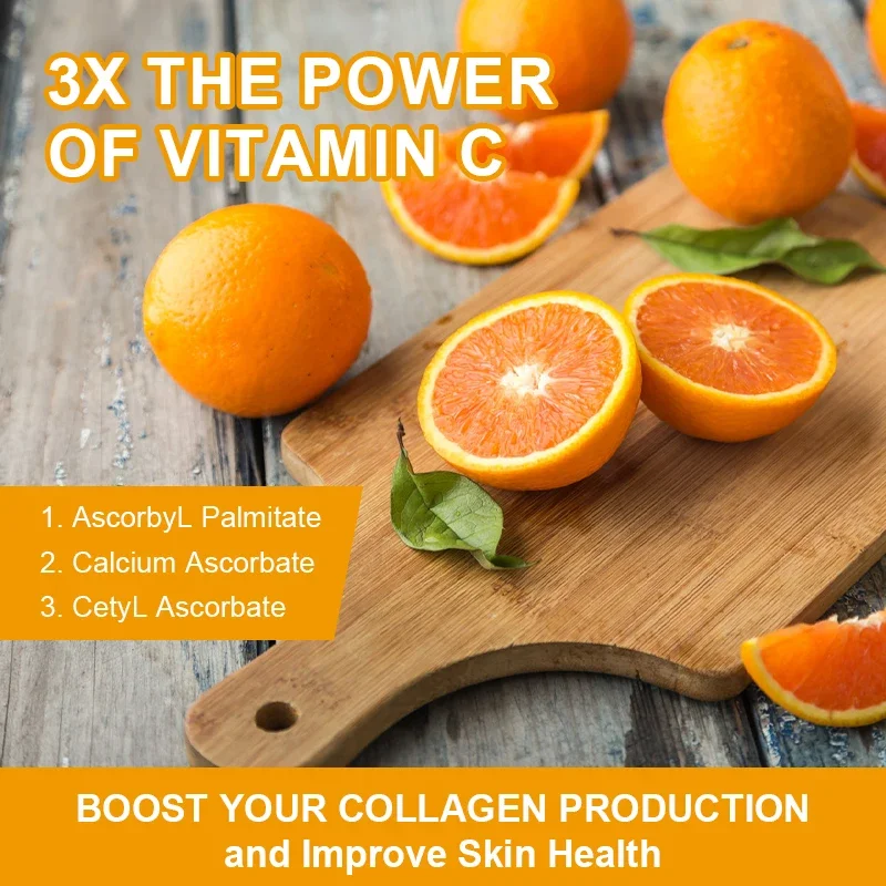 Vitamin C Supplement High Absorption Vitamin C 1,000mg Antioxidant, Promotes Collagen Production Supports Immune System Non-GMO