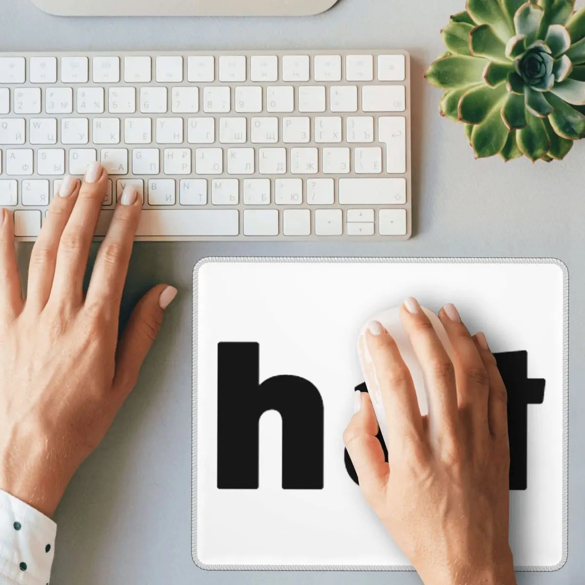 Un sombrero que dice'sombrero' alfombrilla de ratón teclado de ordenador alfombrilla de ratón Gaming PC portátil alfombrilla de escritorio accesorios de oficina alfombrillas de mesa