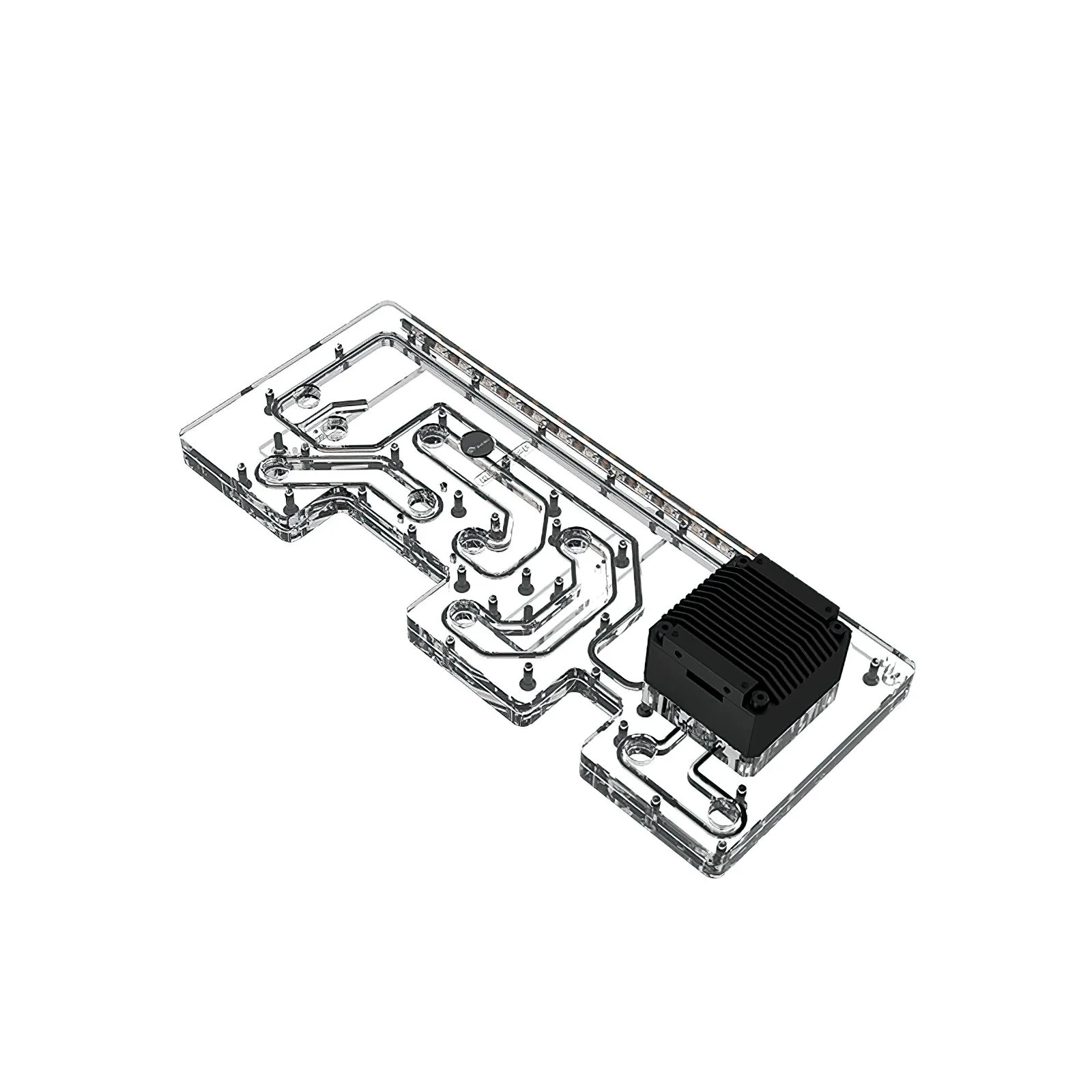 Bykski Water Cooling RGB Reservoir Tank Distro Plate for Cougar DUOFACE Chassis RGV-CG-DP-P