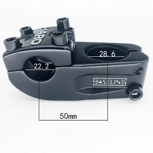 Imagen 2 del producto HA-RO-BASELINE Forja aleación de aluminio 35 MM 28,6 22 Estilo libre Flatland BMX Bike Stem