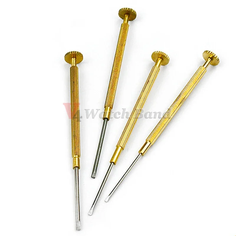 Watch Screwdriver for Rolex Repair Tools 0.8mm 1.0mm 1.2mm 1.4 1.6 1.8mm Metal Slotted Removal Install Screws Set for Watchmaker