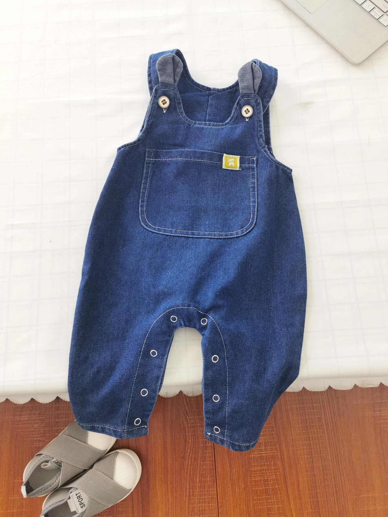 DIIMUU Toddler Baby Cartoon Clothing Kids Boys Overalls Girls Denim Pants Casual Dungarees Long Trousers Fashion Rompers 1-4T