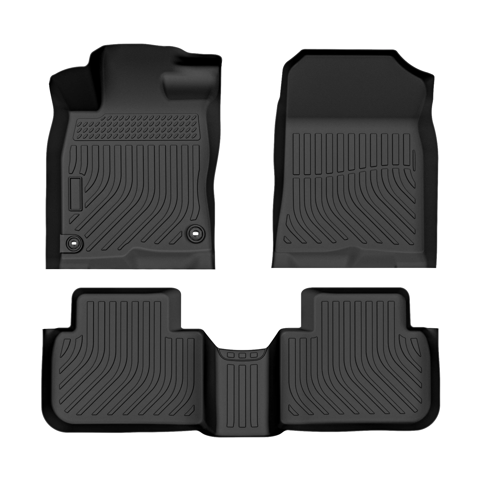 

Car Floor Mats for 22-23 Honda Civic Si & Civic Sedan，All-Weather Floor Mats Black