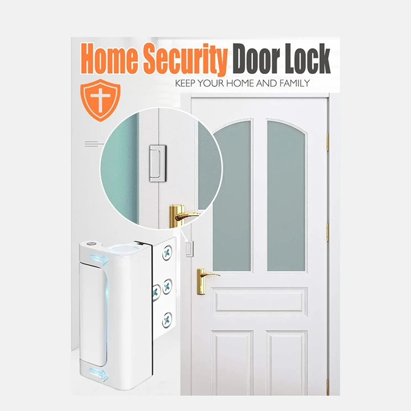 Home Security Door Lock Home Reinforcement Door Lock Device Lock Childproof Door Reinforcement Lock B