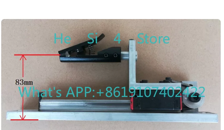 WK-20 Wire Harness Twisting Machine Auxiliary Clamping Slide Table, Manual Clamping Mechanism Fixture Slide Table