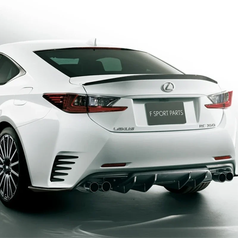 For lexus rc300 200t RC350 2015 2016  2017 RC200 Carbon Fiber Rear Trunk Wing Spoiler Carbon Fiber
