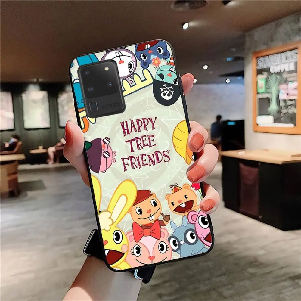 H-Happy Tree Friends Telefoonhoesje voor Samsung S24Fe 25 Ultra Plus 20 Lite 21 30 22 23 24 22 Ultra 5G Fundas