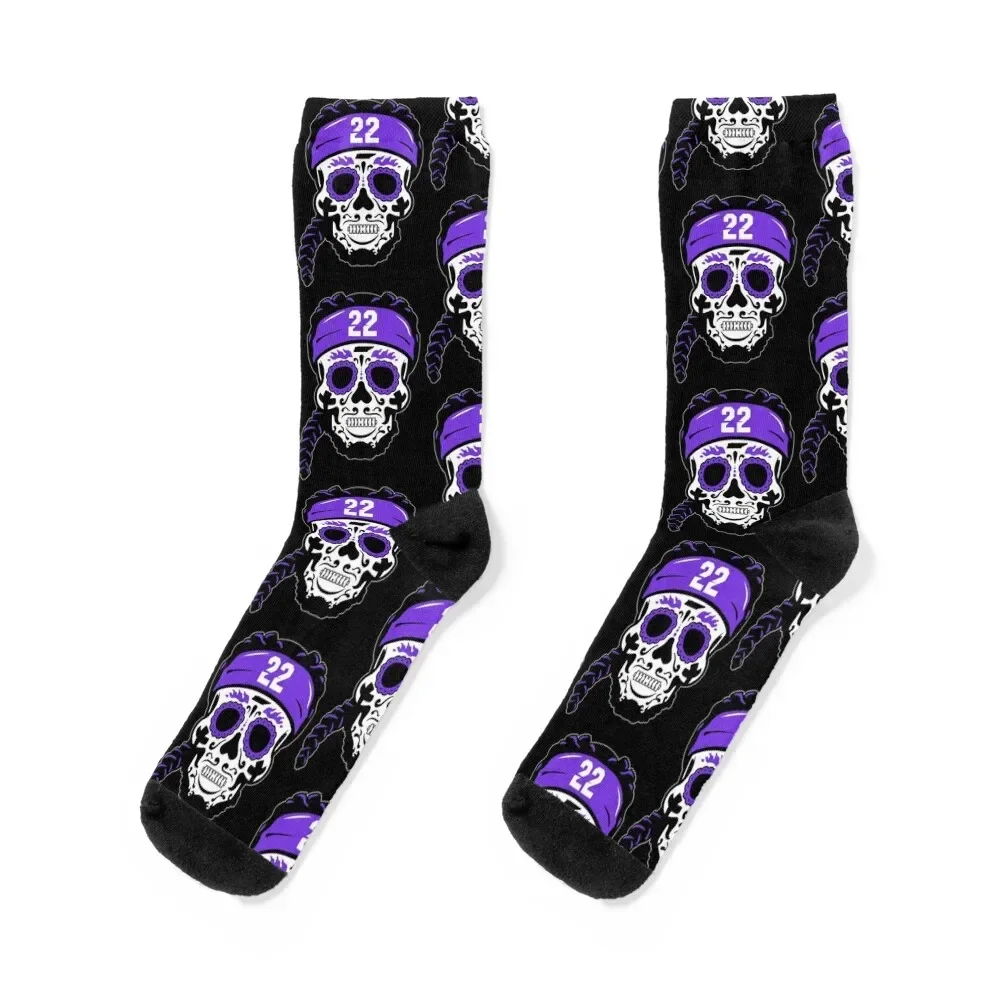 Derrick Sugar Skull Socks professional running loose FASHION Stockings Women Socks Men's