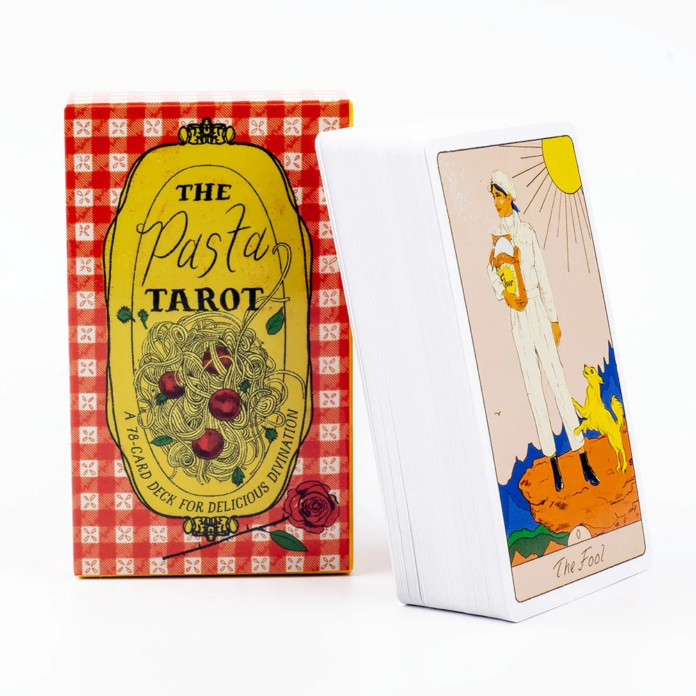 

78 карт, карты Таро «Макароны», английское издание для гадания, колода, настольные игры