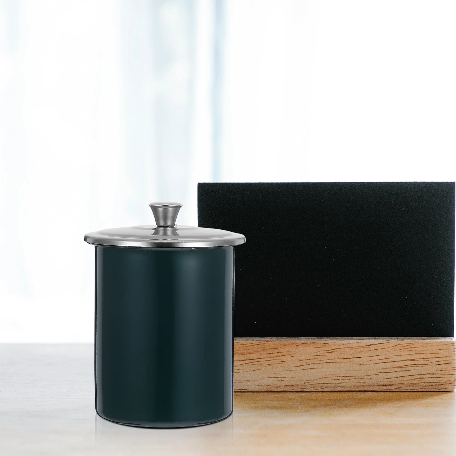 

Anti Fly Ash Ashtray Ashtrays for Cigarettes Indoor Cover Dark Green Stainless Steel