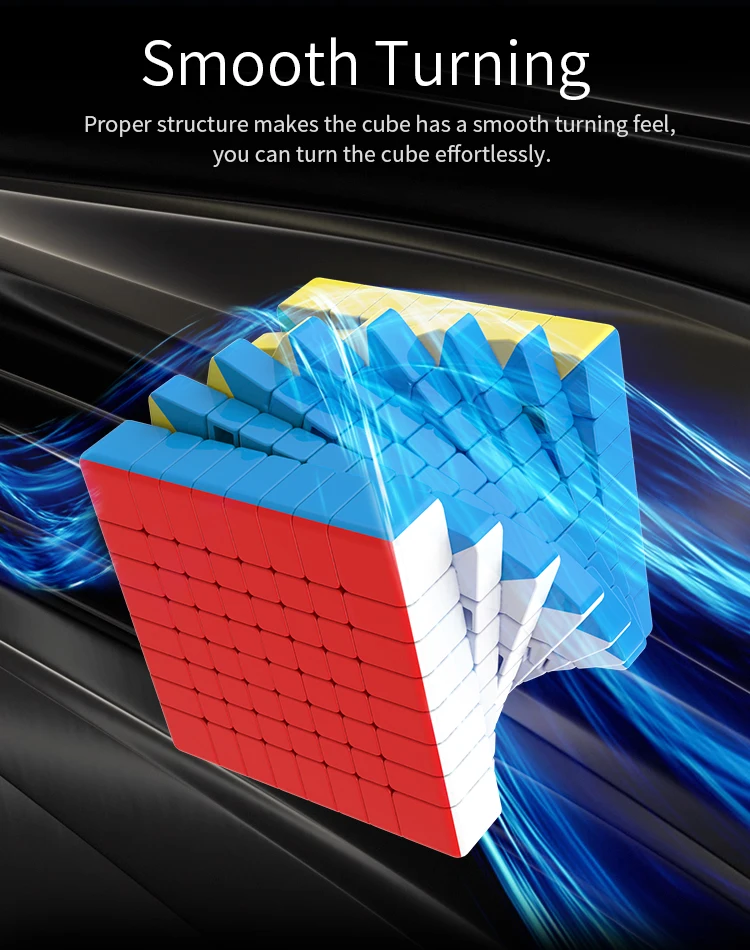 Moyu MFJS Meilong 8x8 Magic Speed Cube Stickerless Professional Fidget ของเล่น Meilong 8 8X8 Cubo Magico ปริศนา