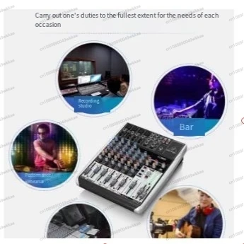 

X1204USB 8-полосная домашняя звуковая карта K Song, консоль для микширования в реальном времени, профессиональный сценический шкаф