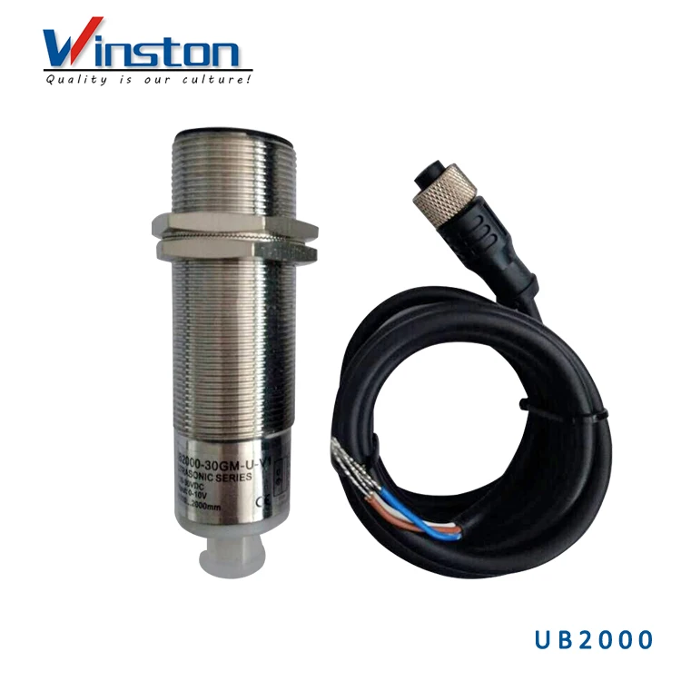 UB2000 IP67 Distance Measuring 30m Analog Output Ultrasonic Sensor