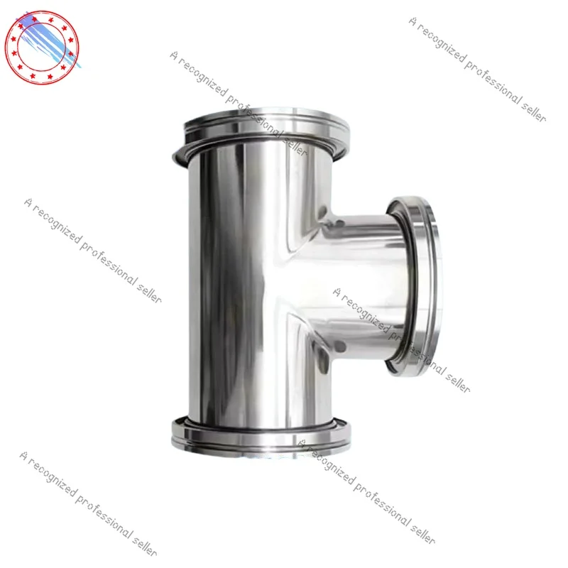 

Vacuum equal diameter tee stainless steel-KF flange LF pipe fittings 63 calipers 80 buckles 100 custom 160 non-standard