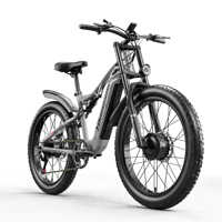 Shengmilo S600 48V 17.5AH Battery, 1000W*2 Motors 50km/h Speed, 90km Range, 26*3.0 Inch Fat Tires, Hydraulic Disc Brake, E-bike