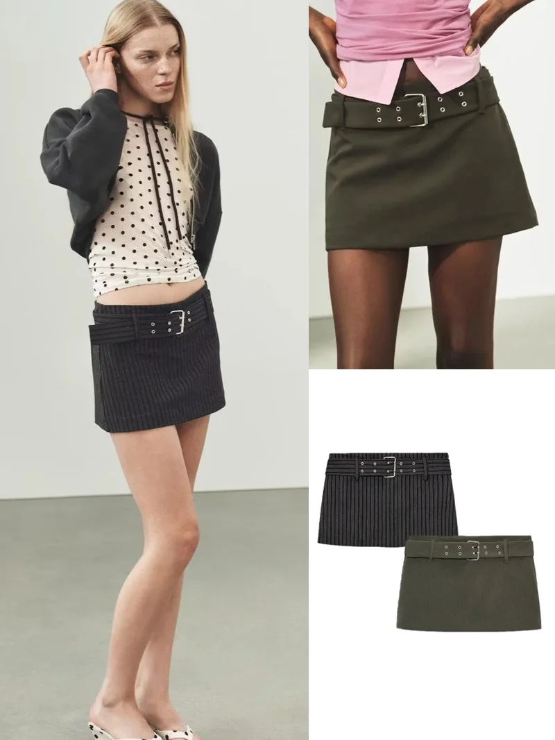 

Американские ретро-юбки-брюки с поясом и средней посадкой для женщин: модные, универсальные, для города, работы и путешествий. Новинка весна-лето.