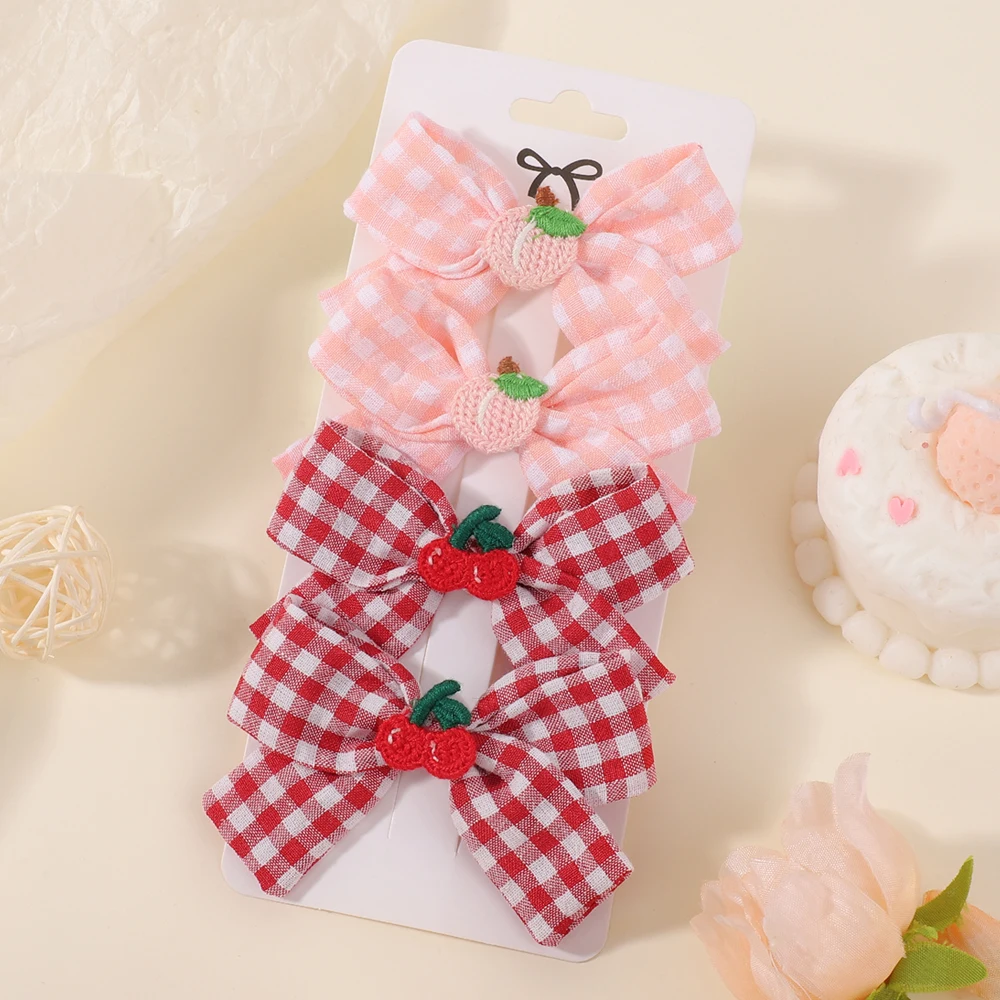 Regenbogen-Haarschleifen 3/4-teilig: Frische Blumen- und Schmetterlings-Haarspangen, Wald-Stickerei, Mädchen-Haarklammern, Süße Pony-Clips, Haar-Accessoires – Detail 33
