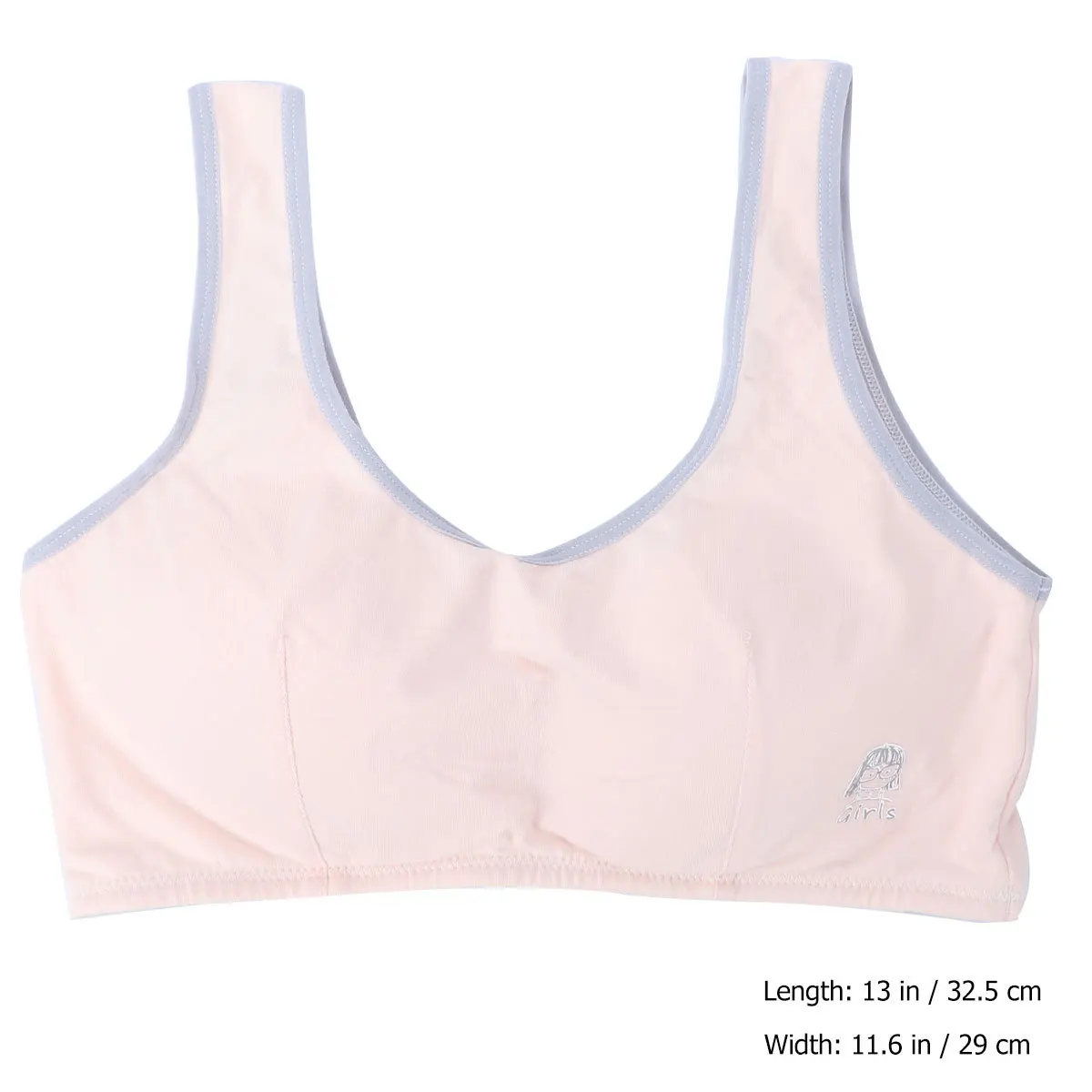 

1Pcs No Steel Wire Bra Cotton Breathable Seamless Underwear for Women Skin-Friendly Push Up Pads Soft Supportive