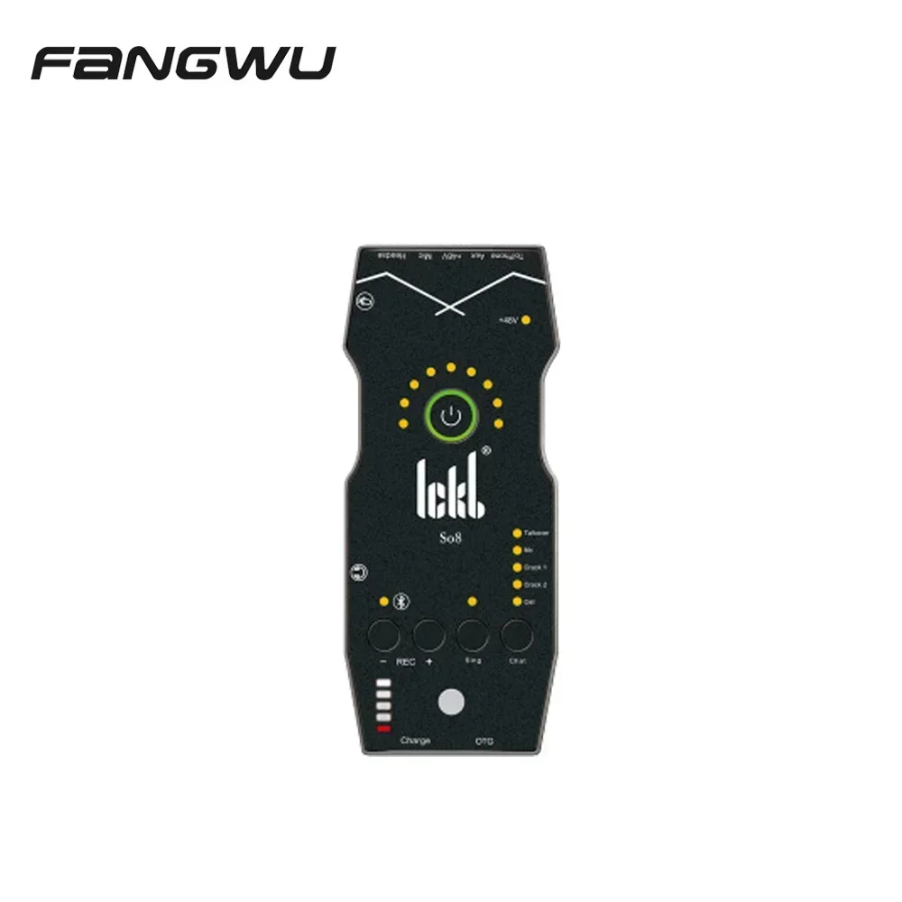 Hot Selling Professional Maker ICKB SO8 Track USB Sound Card for Singers
