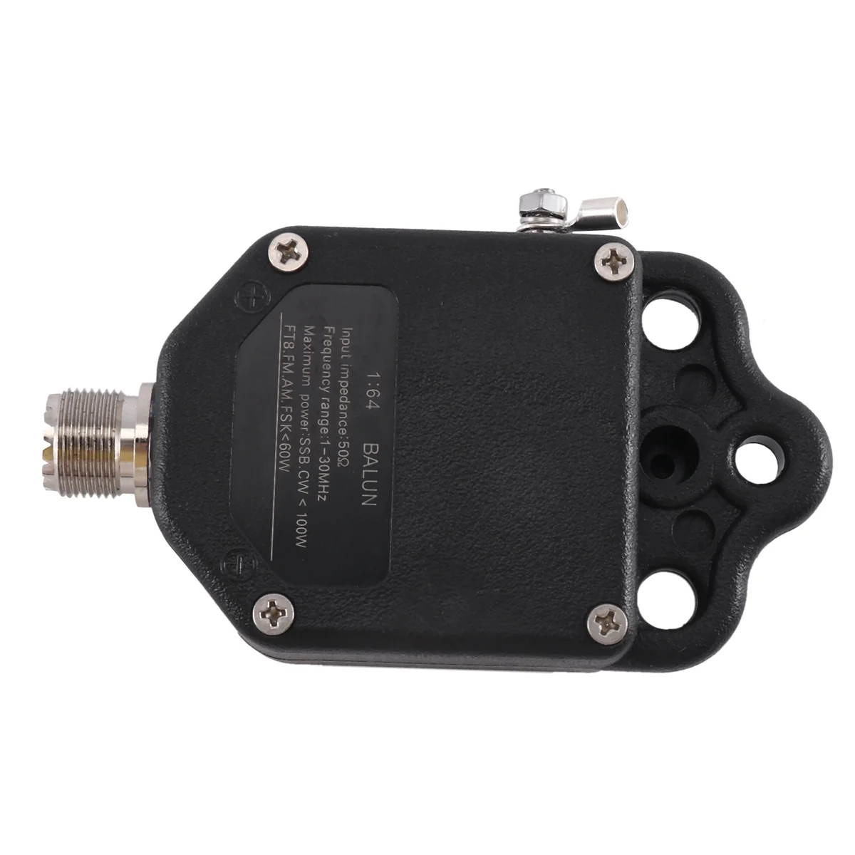 1:64 Balun 4-Band 8-Band End-Feed Antenna Using Frequency Range 1-30Mhz Power 100W (PEP)