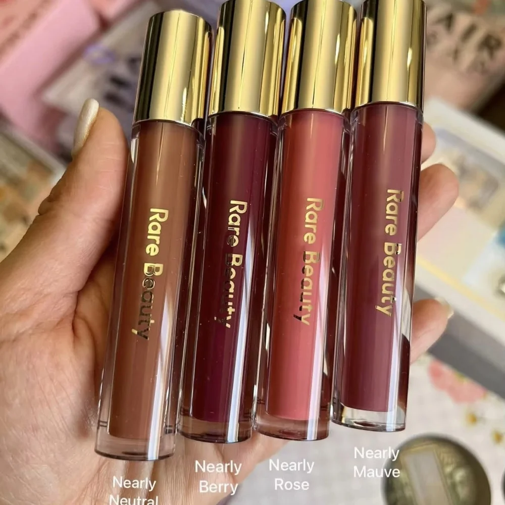 Zeldzame Beauty Nieuwe Make-up Cosmetica Lipgloss Stay Vulnerable Glansrijke Lipbalsem Niet-kleverig Hydraterend Lichtgewicht Roze Neutrale Lipstick