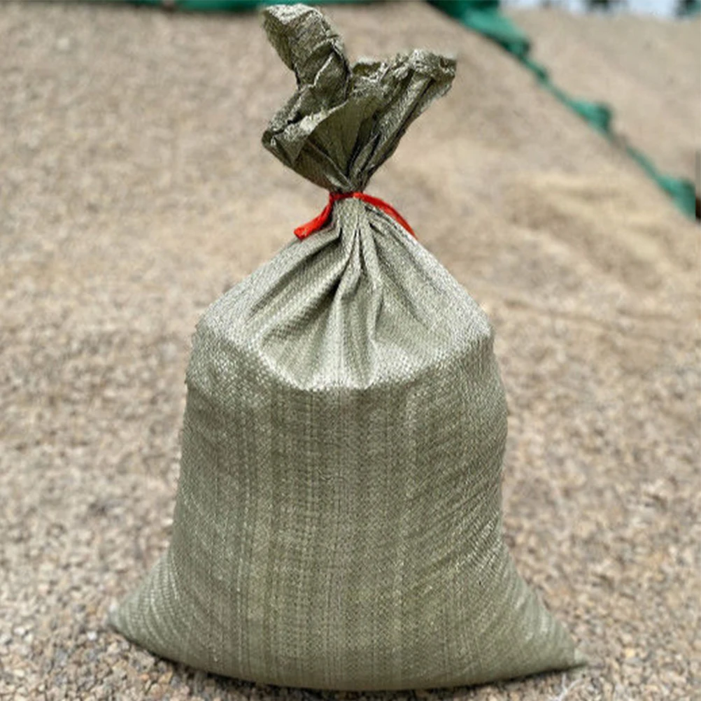 

8pcs Large Reusable Woven Bags Heavy Duty Storage Organizers For Garden Construction Waste Household Sundries Vegetable Fruit