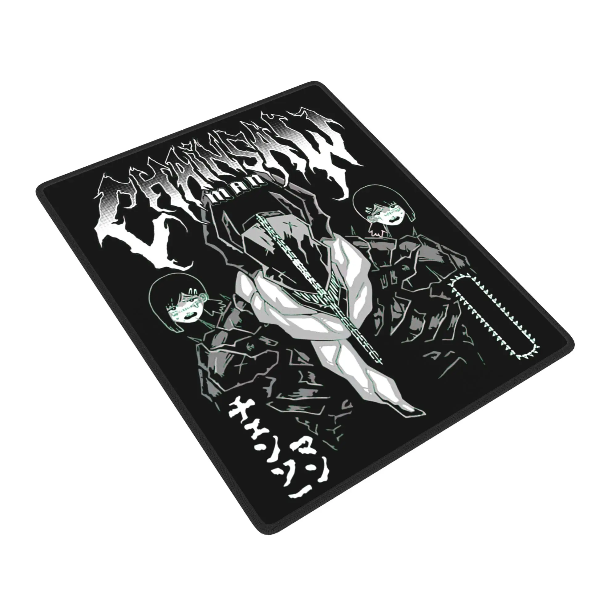 

Металлический офисный настольный коврик с бензопилой, коврик для мыши, аниме, манга, бензопила, игровой водонепроницаемый коврик для компьютерной мыши