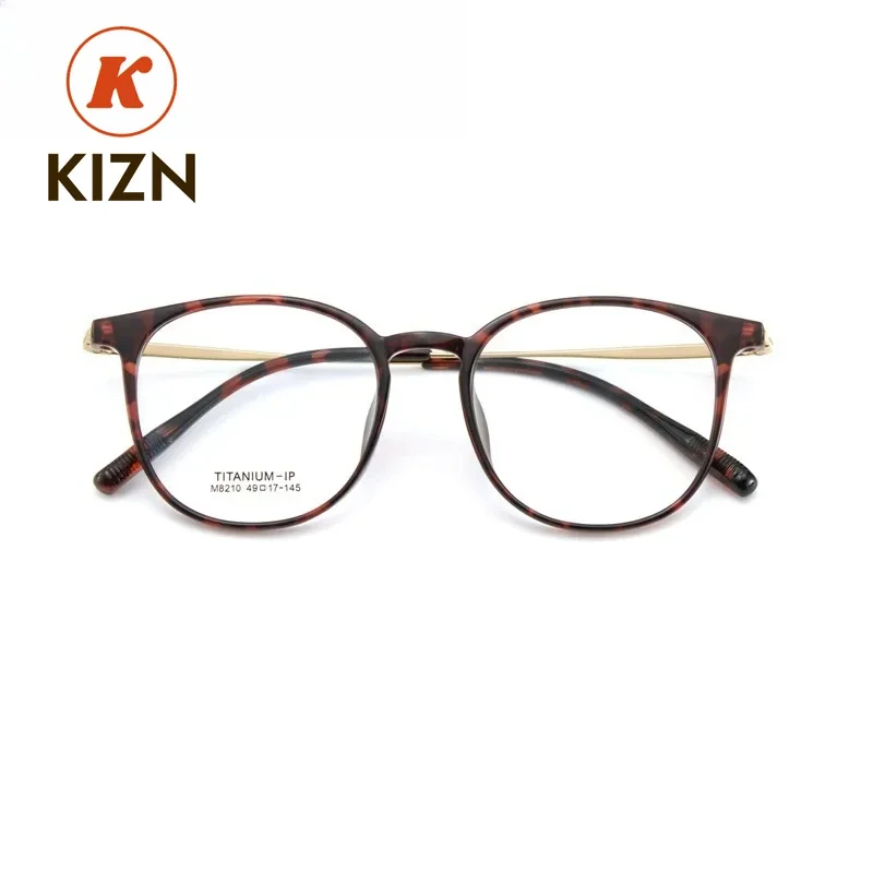 

Очки KIZN Light Frame TR90 с оптическими линзами по рецепту, модные, унисекс, качественные, ретро, для коррекции близорукости, для подростков