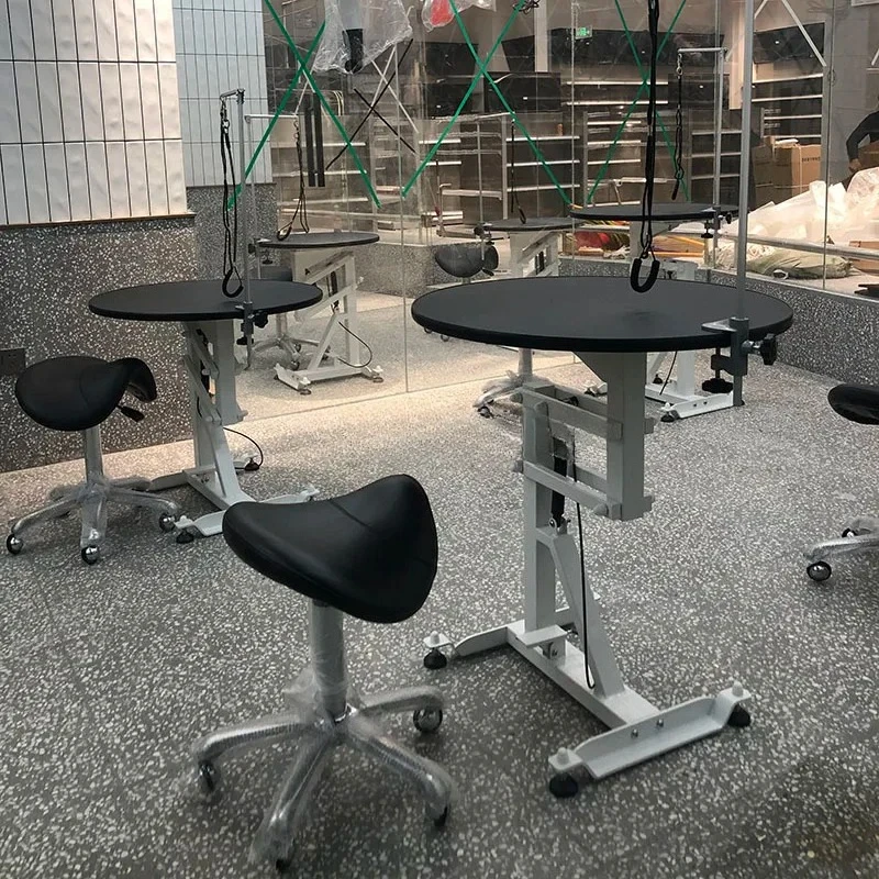 

Pet Dog Teddy Bichon Shape Hair Trimming Air Pressure Lifting Rotating Cosmetic Table Beauty Table