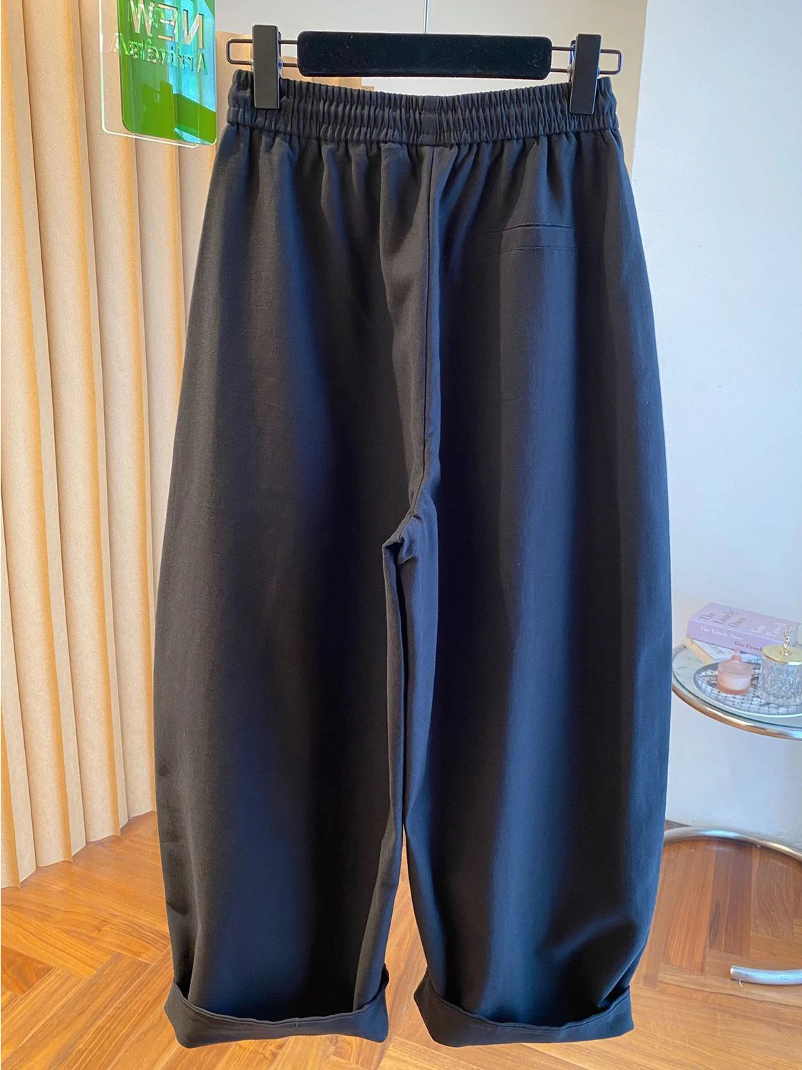 Übergrößen Lose Lässige Weite Hosen für Damen bis 300kg Koreanischer Stil Schlankmachende Schleifenhosen Herbst Neuerscheinung Freizeitkleidung