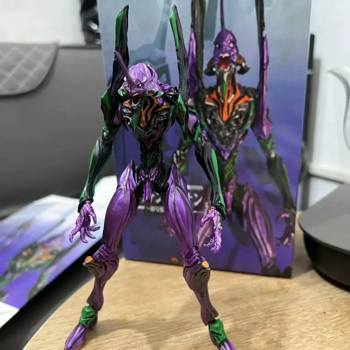 EVANGELION-01 23cm NEON GENESIS EVANGELION Anime Figure Rampage Mutations Action Figure Collect Ornaments Model Doll Gift Toys