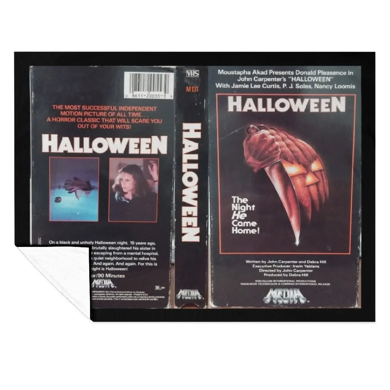 

Horror VHS Cover Art Throw Blanket Luxury Brand Luxury Throw Luxury Bed Blankets
